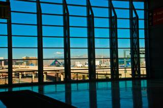 The Las Vegas Strip can be seen Feb. 1, 2012, from McCarran International Airport's new Terminal 3.